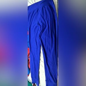 Blue Victoria Secret Spandex Joggers